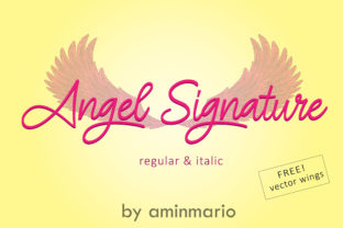 Angel Signature: A Script Font That Elevates Branding