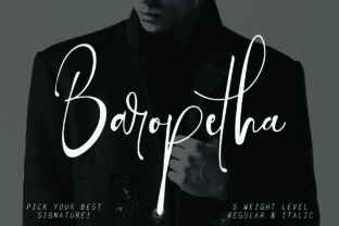 Baropetha Family: A Simple Font That Elevates Brand Identity