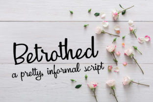 Betrothed: A Hand-Crafted Script Font for Creative Branding