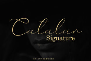 Catalan Signature: A Handwritten Font for Editorial Elegance