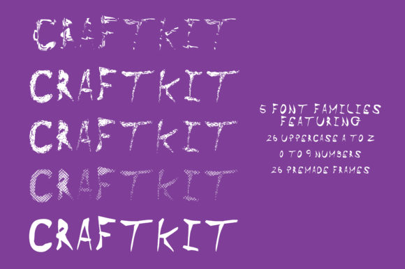 Craft Kit: A Versatile Font for Digital Creativity