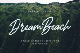Dream Beach Script Font for Editorial Design