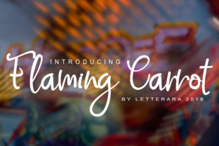 Flaming Carrot: A Script Font for Bold Branding