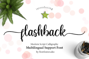 Flashback: A Script Font That Adds Romance to Your Digital Design