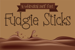 Fudgie Sticks: A Playful Serif Font for Digital Campaigns