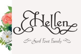Hellen Serif Font for Editorial Design
