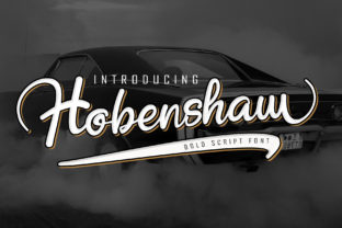 Hobenshaw: A Bold Handwritten Font with Urban Charm