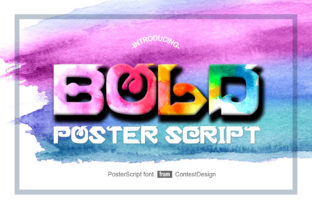 Poster Script: A Bold and Elegant Font for Business Branding