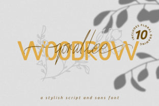 Qorallee Woodrow Duo: A Modern Script Font for Editorial Design