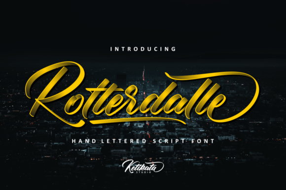 Rotterdalle Script: A Handwritten Font for Editorial Elegance