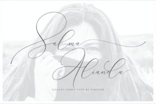 Salma Alianda: A Timeless Script Font for Crafters and Designers