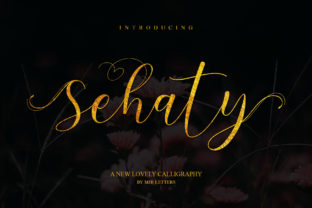 Sehaty: A Script Font for Warm and Elegant Design