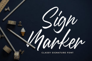 Sign Marker: A Font That Elevates Your Brand