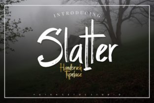 Slatter: A Dark Script Font for Crafting with Character